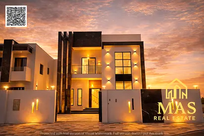 🏡 فيلا فاخرة للبيع في الزاهية – عجمان | مسبح خاص | تصميم عصري