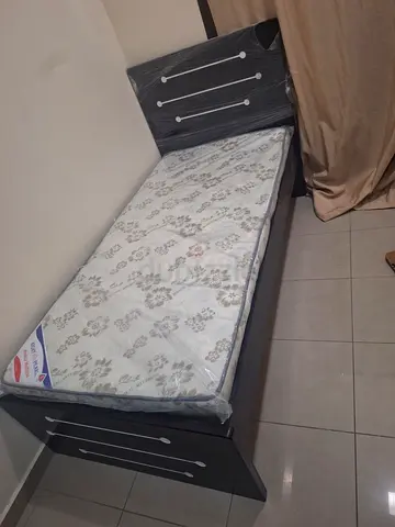 BRAND NEW SINGLE MDF BED WITH MATTRESS AVAILABLE