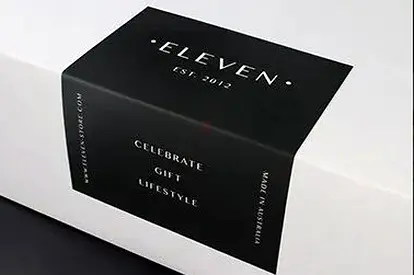 ELEVEN gift box — unused black luxury packaging