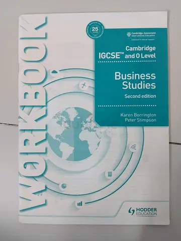 IGCSE Cambridge Business Studies Workbook 1 (Second Edition) - Karen Borrington  Peter Stimpson