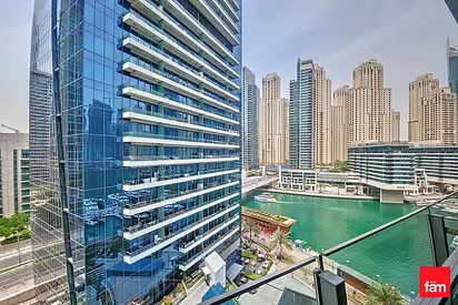 Huge Studio|Furnirshed | Partial Marina View