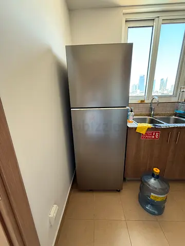 Samsung Stainless Steel Double Door Refrigerator - Good Condition