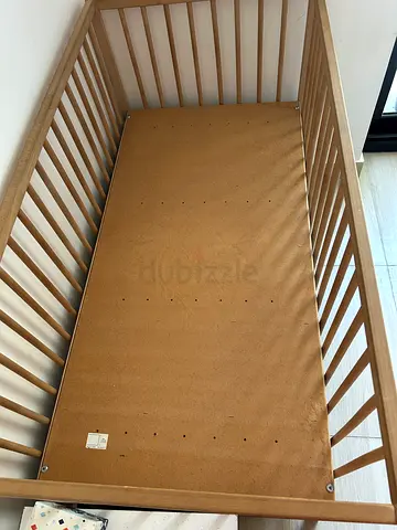 Solid Wood Baby Crib Frame (no mattress) - Gently Used