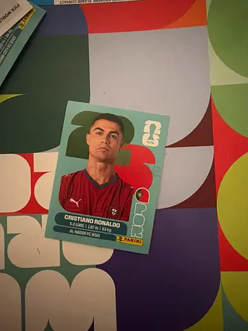 Panini World Cup Cristiano Ronaldo Sticker