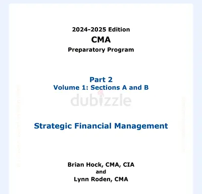 CMA E Books and Question banks for sale.