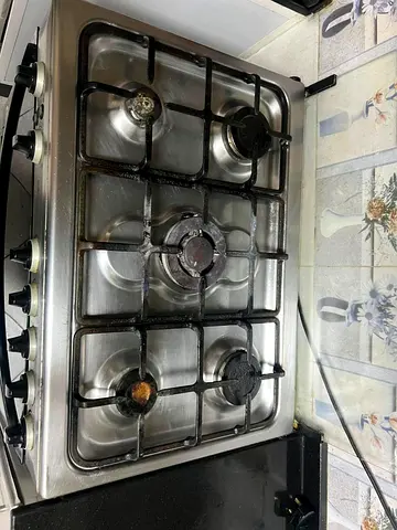 Used 4-Burner Stainless Steel Gas Hob - Good Working Condition