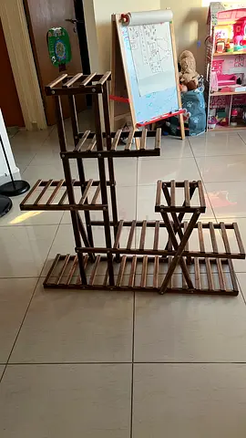 Multi-tier Wooden Plant Stand