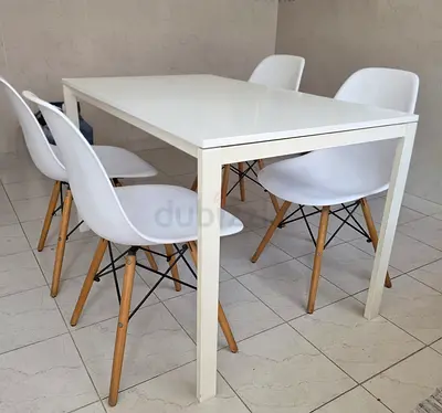 4pax white dining table