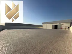 Open Yard with Warehouse | Labour Camp | Offices | Washrooms | Rent price negotiable
