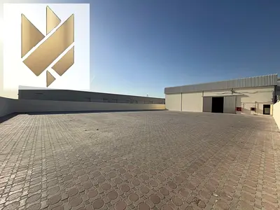 Open Yard with Warehouse | Labour Camp | Offices | Washrooms | Rent price negotiable