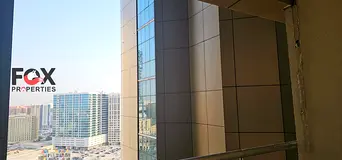 1BR apartment for annual rent in Horizon Towers, Rashidiya 1, Ajman. 2 bathrooms, balcony, free park