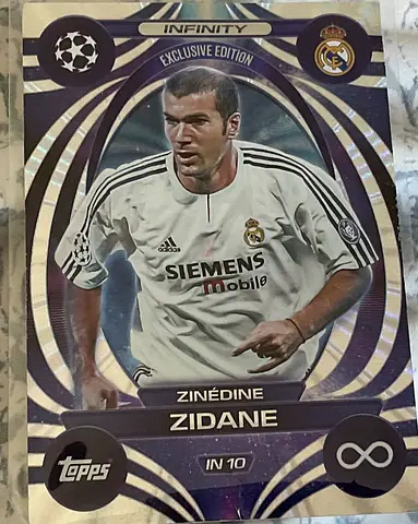 Zinedine Zidane tops, infinity, exclusive edition, only 10 worldwide
