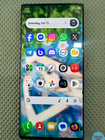 (Green Line And Dot) Samsung Galaxy S23 Ultra 12/256GB TDRA