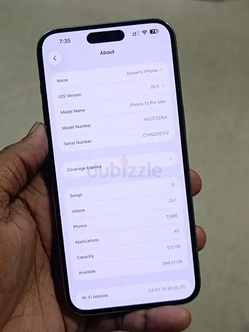 15 Pro Max 512gb