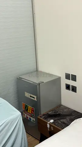 Compact Mini Fridge (Silver) – Perfect Condition