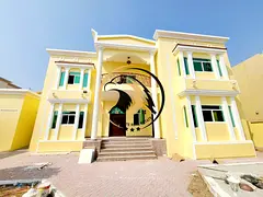 Villa for rent in Al Ramtha area, Sharjah. 5 master bedrooms, living room kitchen and maid's room wi