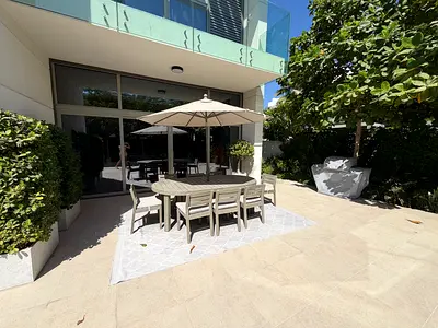 West Elm Outdoor Dining Table and Chairs