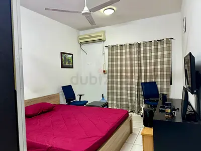 Karama near Burjuman metro room available for single Indian bachelor with kitchen facilities
