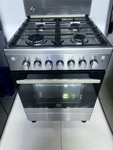 Electrolux Gas Cooker EKG613A1OX, 60 cm, Stainless Steel, 4 Burners , DELIVERY + WARRANTY