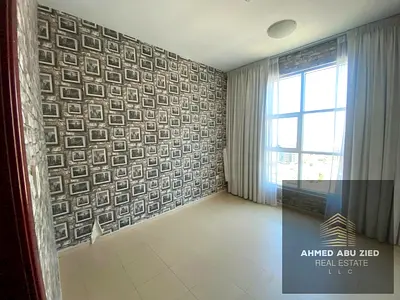 2BR apartment for rent in Al Nuaimiya 3 – City Tower. 3 bathrooms, balcony, central AC, and free parking. Annual rent 40,000 AED with 4 or 6 payments