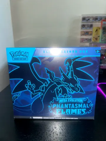 TCG Pokemon Phantasmal Flames Elite Trainer Box Factory Sealed Meg EN