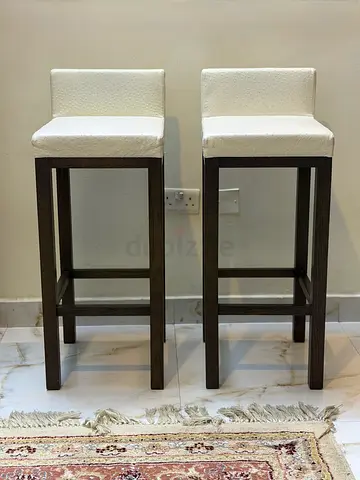 Meridiani Luxury KAGE Leather Bar Stools - Designer Italian Elegance (Set of 2)