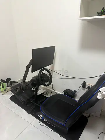 Complete PC/Console Racing Wheel Setup with Seat, Wheel, Pedals and Shifter