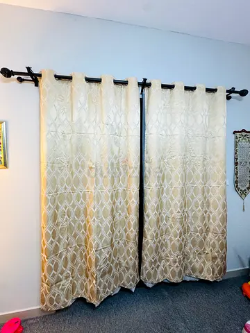 Curtains Blackout - Golden color - HomeBox - 132x242cm per curtain