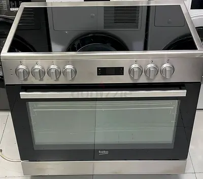 BEKO LATEST MODEL ELECTRIC CERAMIC 5 HOHS STOVE OVEN FAN COOKING RANGE 90X60 COOKER