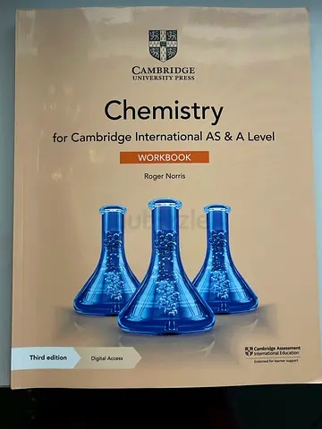 Cambridge International AS  a Level chemistry workbook with 2 year digital access
