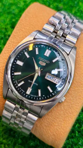 My Seiko 5 Automatic Men’s Watch – Green Dial, Stainless Steel Bracelet(Used)