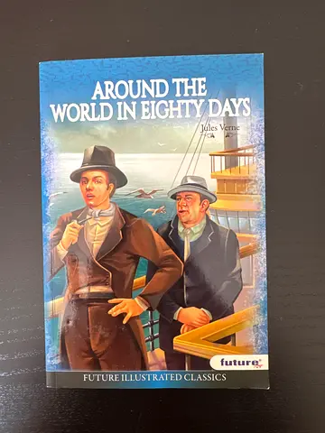 Around the World in Eighty Days Book and 1 Other