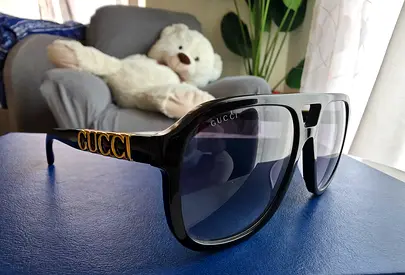 Original Gucci Pilot Polarised Unisex Sunglasses