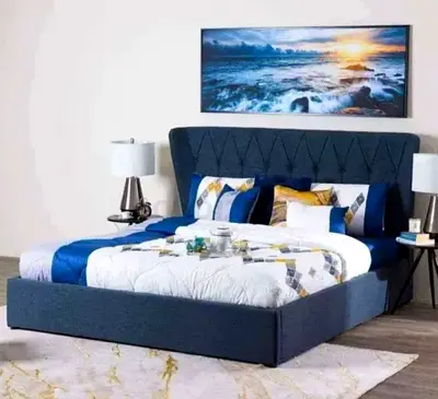 Queen Size Velvet Bed For Sale With Beautiful Luxury Texture