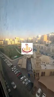 2bhk for rent in abu shagara area with balcony garden view