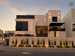 Luxury corner villa for sale in Ajman – Al Helio 2 area. A unique opportunity to own a villa with 