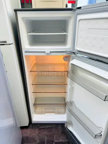 Compact Double Door Refrigerator with Top Freezer