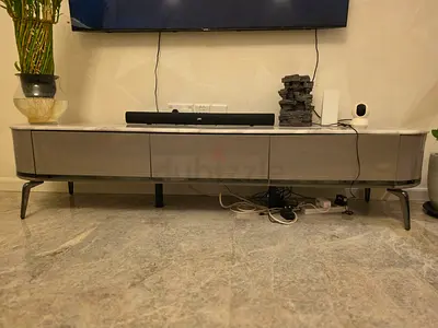 Modern low-profile TV console / entertainment unit