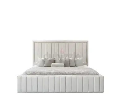 Square headboard super king bed frame