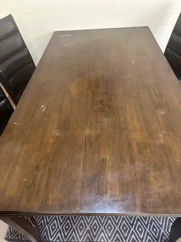 Solid Wood Dining Table - Seats 6, Used