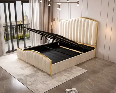Brand New Luxury King Size Fully Customisable Bed Hydraulic Storage