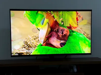 55-inch 4K 120 hz QLED Smart TV - Great for gaming and movies. Good Condition