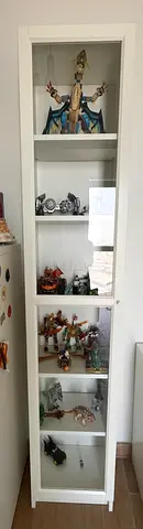 Ikea Bookcase with Glass Door