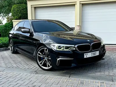 BMW M550i xDrive V8 4.4L 456HP, GCC Specs, 77,000KM, Full BMW Service History, Original Condition