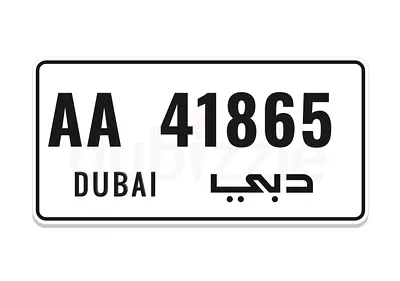 Cheapest plate code AA