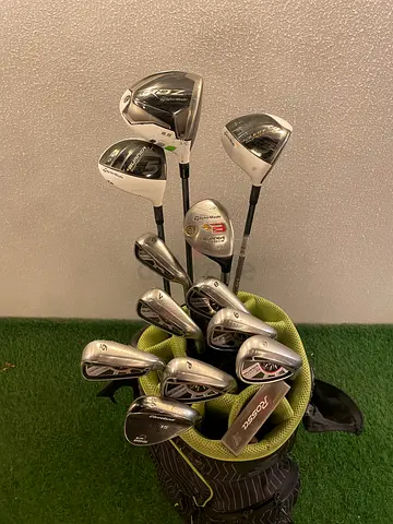 Men’s Complete TaylorMade Burner 14-piece Golf Set with Ogio Cart Bag