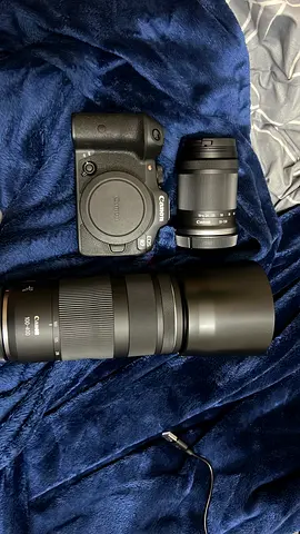 Canon EOS R7 under warranty with lenses