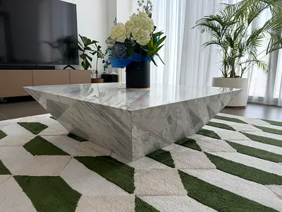 Large Marble Coffee Table