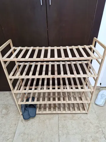 Wooden 5 Tier Shoe Rack