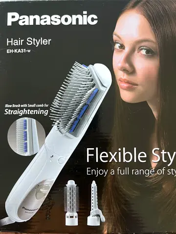 Panasonic Hair Styler (Brush  Straightener) - Barely Used